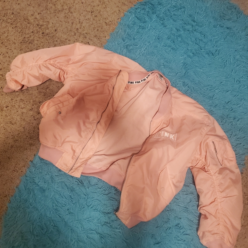 PINK bomber jacket